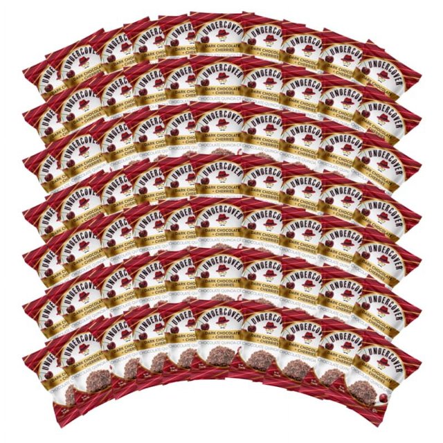 Undercover Chocolate Quinoa Crisps - Dark Chocolate + Sea Salt | 70-Count, Individually Wrapped Crisps | Gluten Free, Nut-Free, Allergen Friendly, Kosher, Plant-Based