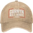thumbnail image 1 of John Cornyn for Senate 2026 hat Texas Senator Baseball Cap Black, 1 of 8