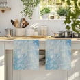 thumbnail image 4 of Blue Coastal Kitchen Towels Set of 1, Summer Ocean Starfish Conch Seashells Absorbent Dish Towels for Kitchen, Microfiber Hand Towel, Quick Drying Tea Towel for Cleaning Decorative Dishcloths, 4 of 7