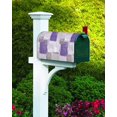 thumbnail image 3 of Mailbox Cover Purple Abstract Geometric Oil Painting Mailbox Covers Magnetic Standard Size,Post Box Cover for Outdoor Garden Yard,Grey Gradient Watercolor Art Mailbox Wraps Mailbox Decals 21x18in, 3 of 6