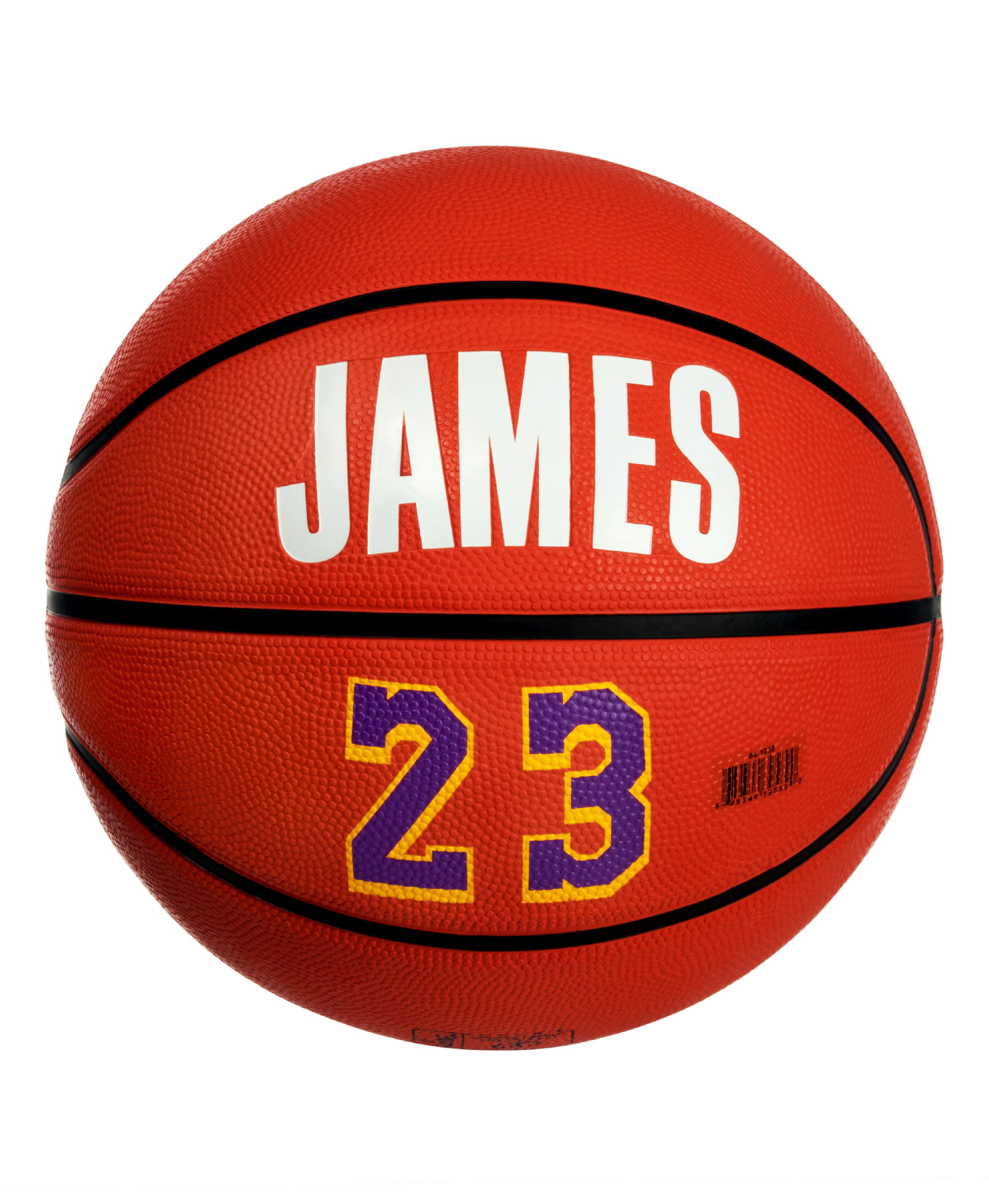 Spalding Lakers LeBron James Signature Outdoor Street Basketball Full Size 29.5" 