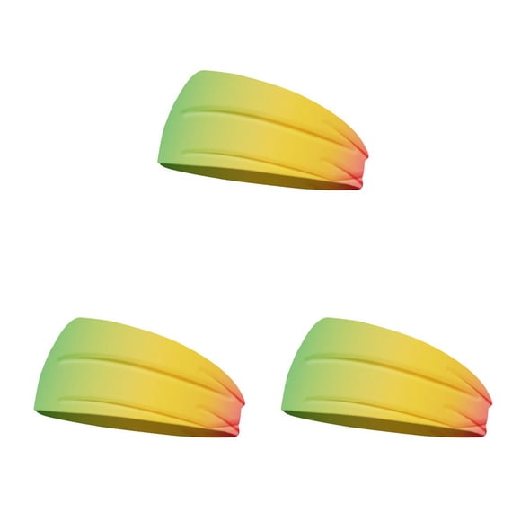 Qarigey Diademas de ganchillo Estiramiento deportivo Tie-dye Bandas para el cabello con estampado floral ancho Accesorios para peinados para Type1 NO1