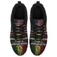 thumbnail image 2 of American Flag Grown With African Roots Running Shoes Sneakers Mesh Black Size 11.5, 2 of 5