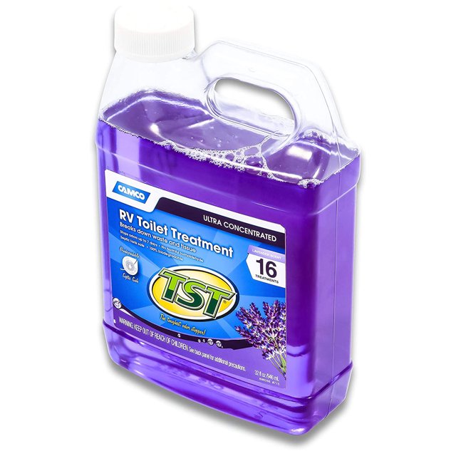 Camco TST 32 oz Traitement des Odeurs de Déchets de Toilettes RV Ultra Concentré, Lavande