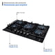 thumbnail image 3 of Combo Supra Parrilla y Campana de Pared 76 cm Negro con Cristal Curvo, 3 of 6