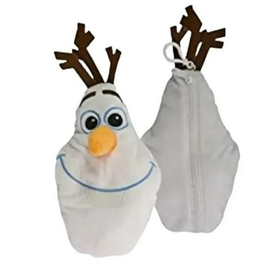 Disney Frozen Olaf The Snowman Plush Pencil Pouch with clip