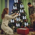 thumbnail image 1 of Adornos navideños, regalos navideños, hilo de cola de pescado decorativo navideño hecho a mano, cintas decorativas para envolver regalos, lazos de cinta hechos a mano, decoraciones para festivales., 1 of 6