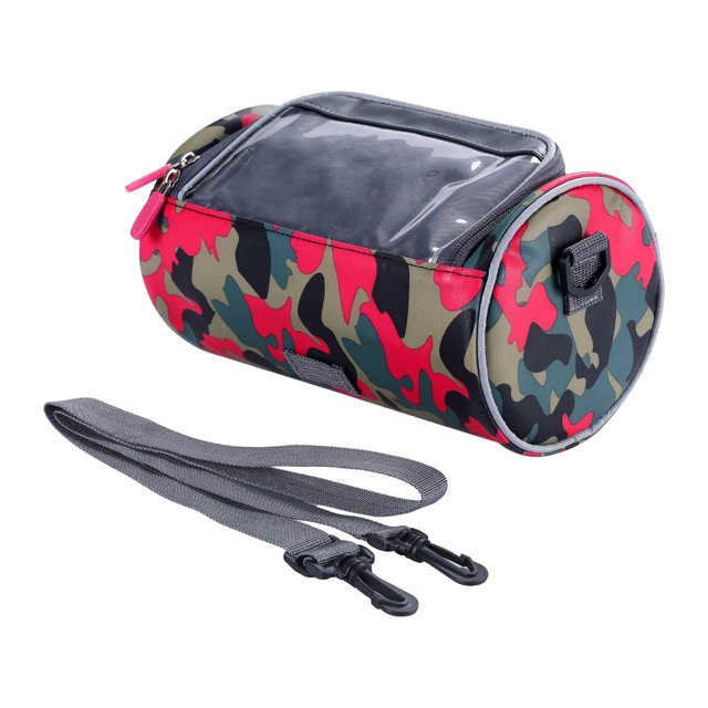 Bolsa para manillar de bicicleta, cesta para bicicleta, bolsa para bicicleta, bolsa de hombro, bolsa transparente para teléfono Cola bolsas de manillar de bicicleta