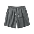 Clearance! Cotton And Linen Shorts Men'S Loose And Neutral Couple