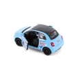 thumbnail image 4 of Fiat 500E Livery Edition, Blue - Kinsmart 5440DYF - 1/28 Scale Diecast Model Car, 4 of 5