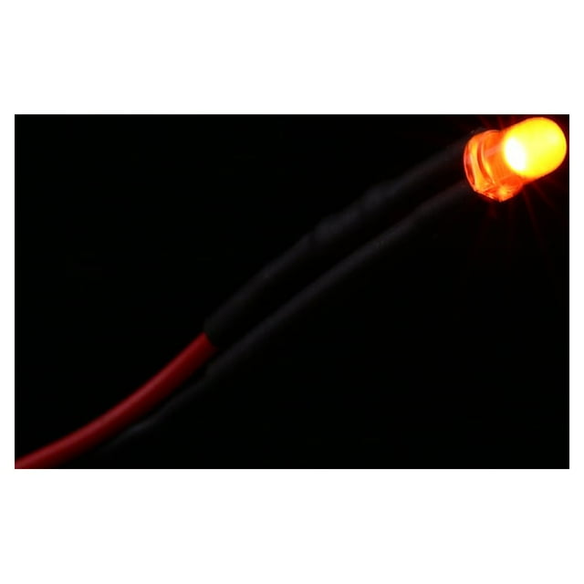 Diodo emisor de luz, 50 piezas precableadas DC12V diodos LED difusos lente difusa tecnología de vanguardia Jadeshay A