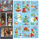 thumbnail image 4 of Lindas Calcomanías La Ventana Vidrio Agurencias 9 Sábanas PVC Navidad para Del Nuevo, 4 of 9