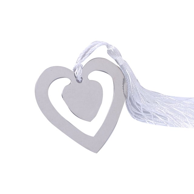 Cute Cartoon Heart Shape Paper Clip Metal Bookmarks Book Memo Label Gift Student Stationery Wedding Decoration