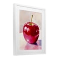 thumbnail image 2 of Stupell Industries Contemporary Shiny Red Apple Reflection White Framed Print Under Glass, 17 x 21, by The Prints Vibe, 2 of 8