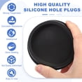 thumbnail image 3 of Uxcell 3 Pcs Tapón de Silicona en Forma de T, Diámetro 85 mm/3.35 Pulgadas, Tapón de Silicona Impermeable Reutilizable para Sellar Agujeros Redondos en Equipos de Tuberías, Negro, 3 of 7