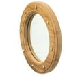 thumbnail image 2 of Teak Porthole Mirror - 10-1/2" Diameter, 2 of 4