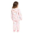 thumbnail image 2 of Hello Kitty Toddler Girls Plush Printed Sweatshirt and Jogger Pants Set, 2-Piece, Sizes 12M-5T, 2 of 6