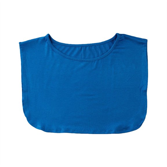 LSONABXA Blue Detachable Collar for Men Women Under $5 Red Striped Detachable Collar Half High Collar Detachable Shirt Fake Collar