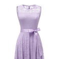 thumbnail image 5 of Dressystar Women Floral Lace Cocktail Party Dress Female Knee Length Bridesmaid Dress, 5 of 7