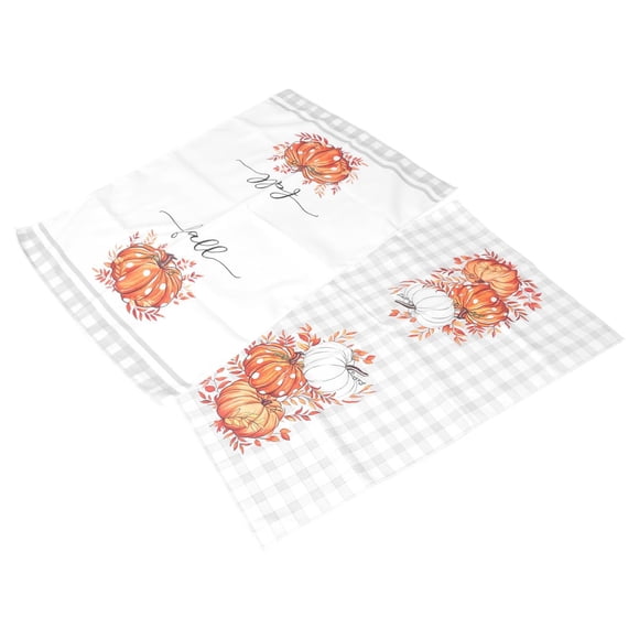 Juego de 2 PañOs Cocina OtoñO, Naranja, Calabaza, Gris, Cuadros Cocina, PañO Secado