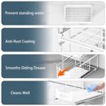 thumbnail image 4 of White Under Sink Organizers and Storage, 2 Pack Pull Out Drawer Cabinet Organizer, 2-Tier Slide Out Under the Sink Organizer for Bathroom, Kitchen Bedroom, Closets, Cabinet, 4 of 9