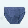 thumbnail image 6 of Hpapadks Boys Underwear Kids Solid Color Comfortable Breathable Leakproof Underpants Dark Blue 5-6 Years, 6 of 6