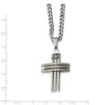 thumbnail image 3 of Stainless Steel Cross Necklace 24in, 3 of 3