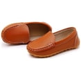 thumbnail image 4 of Boys Girls Leather Loafers Slip-On Oxford Flats Boat Dress Schooling Daily Walking Shoes(Toddler/Little Kids), 4 of 7