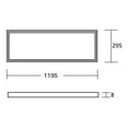 thumbnail image 3 of Estevez Panel LED 45 W 4000 K Luz Neutra 295×1195 mm Empotrar o Suspender, 3 of 7