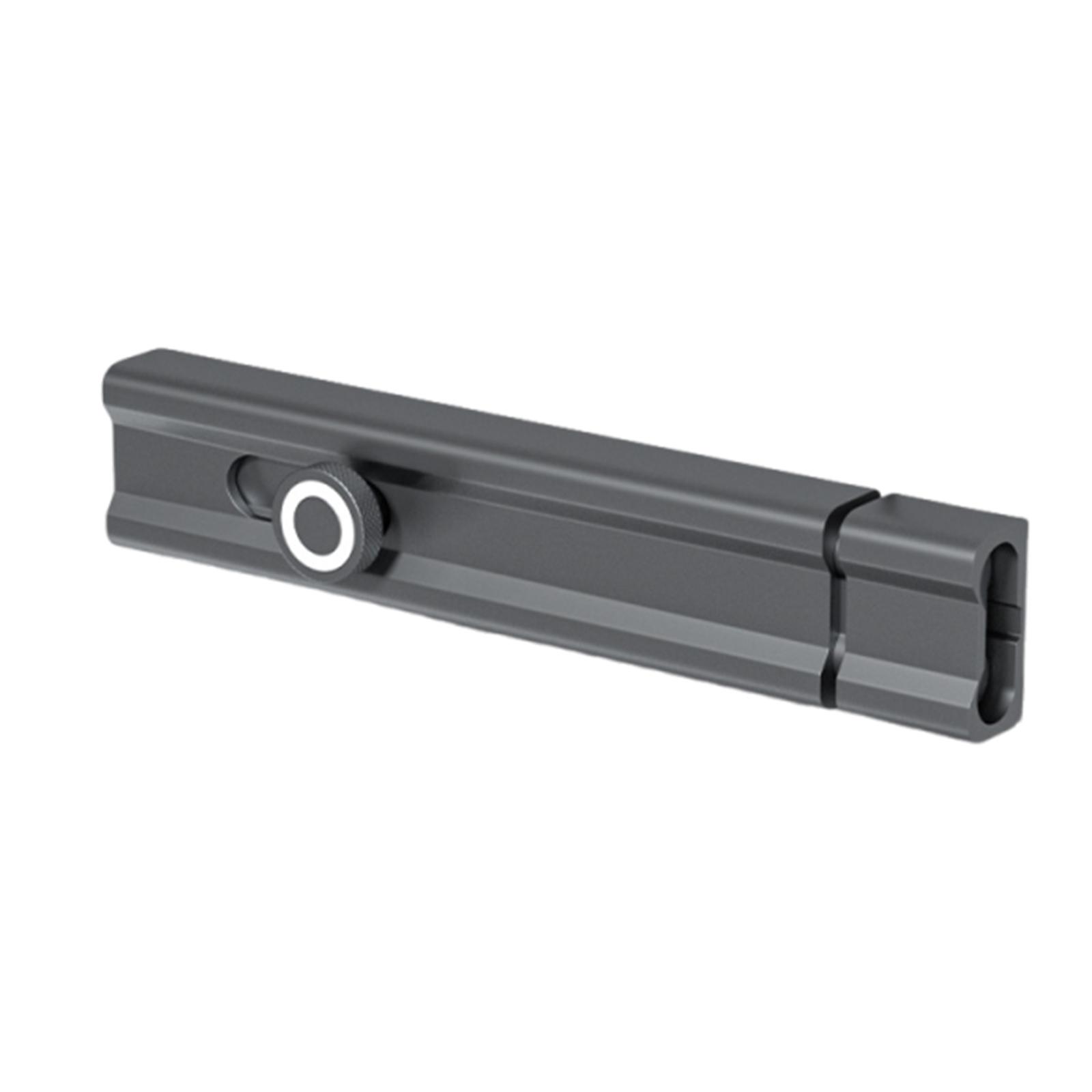 Slide Bolt Door Latch Barrel Bolt Lock Self Adhesive Aluminum Alloy Secure Fit for Home Office Bedroom Doors