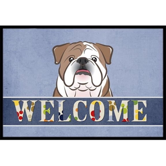 Carolines Treasures  English Bulldog Welcome Indoor & Outdoor Mat, 18 x 27 in.