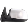thumbnail image 2 of For GMC Yukon 2000 2001 2002 Door Mirror Driver Side | Non-Heated | Manual | Black Cover | Chrome | Replacement For 25876714-PFM | GM1320208, 2 of 5