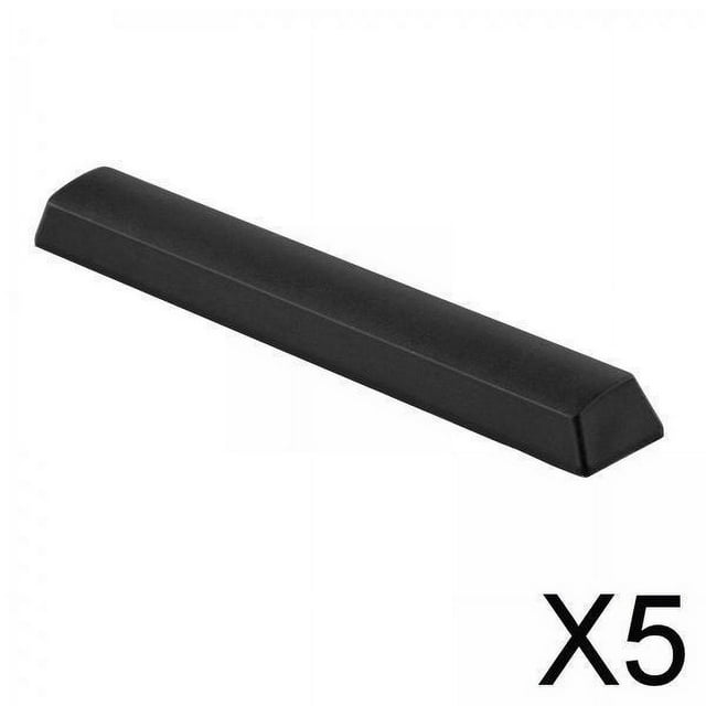 BELOVING 5x6.25U Spacebar Keycaps Colourful for Logitech Mechanical Keyboards Gamer Black