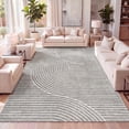thumbnail image 4 of JONATHAN Y SCANDINAVIAN 5 x 8 Area Rug, Hallie Minimalist Curve Geometric - Gray/Ivory, SCN100A-5, 4 of 7