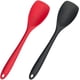 thumbnail image 1 of Cuchara de silicona/cuchara espátula, libre de BPA, alta resistencia al calor hasta 500 °F, utensilio de cocina antiadherente y para revolver, sacar y mezclar (rojo y negro) Zhivalor WRLF-4, 1 of 7