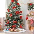 thumbnail image 2 of FMSHPON Happy Groundhog Day Flowers Leaf Xmas Christmas Tree Skirt Stand Mat for Holiday Party Decoration Indoor Outdoor 36 inches, 2 of 6