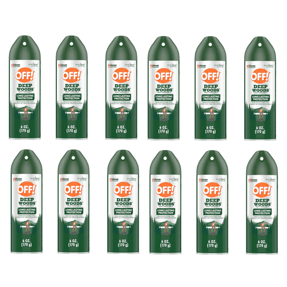 OFF! Deep Woods Sportsmen Insect Repellent 30% Deet 12 Count 6 Oz