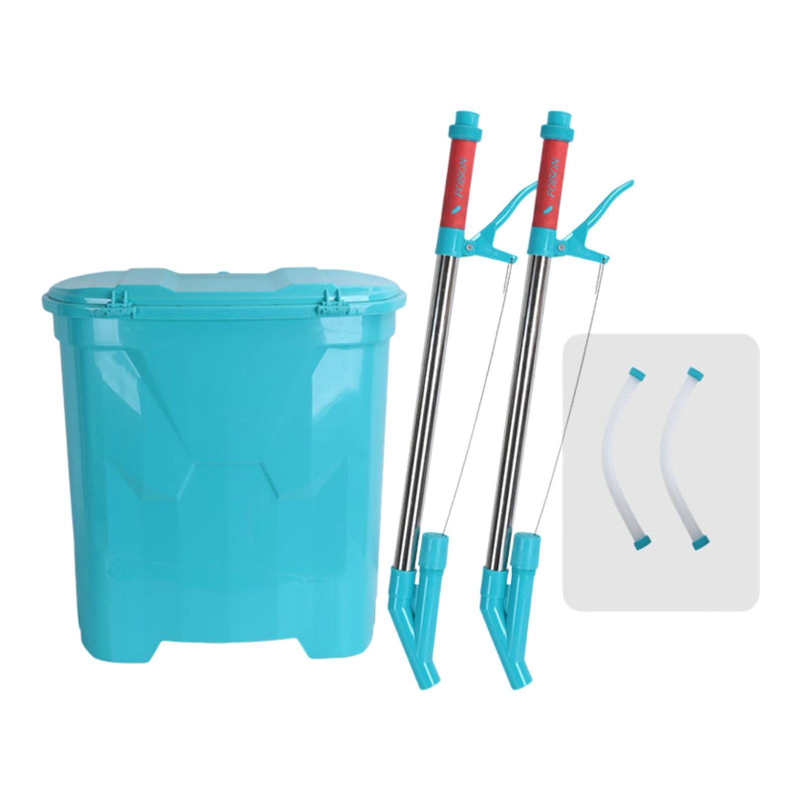 Esparcidor De Fertilizante Granulado Tipo Mochila – Capacidad 15 Kg, Manguera De 100 Cm, Para Césped Y Jardín