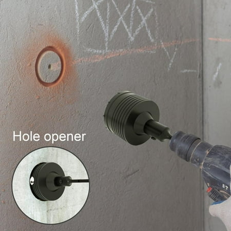 

IMSHIE Concrete Hole Saw Kits Tungsten Steel Wall Hole Driller Kit Concrete Cement Stone Wall Drill Bit Set with 160 mm Connecting Rod And Cross Center Drill Bit outgoing