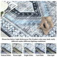 thumbnail image 6 of CAROMIO Washable Rug for Living Room Boho Tribal Bedroom Rug Vintage Oriental Area Rug Non Slip Throw Rugs Soft Low Pile Carpet, 8' x 10' Blue, 6 of 6