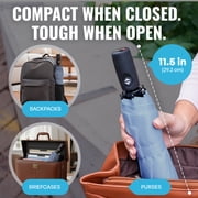 Repel Windproof Travel Umbrella, Auto Open Close Folding Umbrella Wind Tested to 100MPH