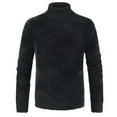thumbnail image 1 of EGNMCR Chandail Homme Décontracté Uni Col Rond Chandail à Manches Longues Chandail Ajusté Tricoté Col Roulé, 1 of 5