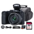 thumbnail image 1 of Kodak PIXPRO AZ255 16MP Digital Camera, 25X Optical Zoom, 1080p Video, 3" LCD, Black & Camera Case, 1 of 6