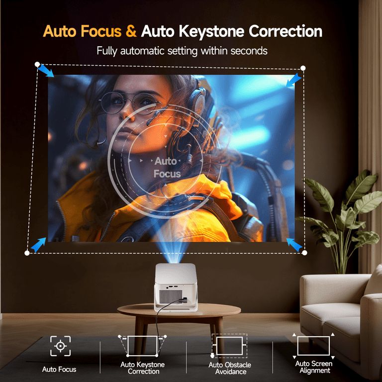 Magcubic HY350Max Smart Projector, 1080P Native, 4K/8K Support photo 5