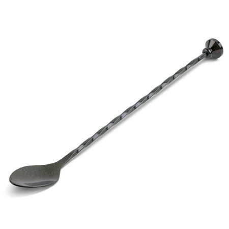 Thyme & Table Stainless Steel Cocktail Stirrer Bar Spoon, Black