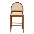 thumbnail image 3 of bali & pari Maryland Boho Counter Stool, One Size, Walnut Brown, 3 of 10