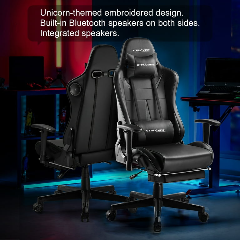 GTRACING Music Gaming Chair with Footrest Ergonomic GTRACING Music Gaming Chair with Footrest Ergonomic