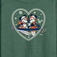 thumbnail image 3 of Disney - Ski Lift Heart - Women's Lightweight French Terry Long Sleeve Shirt, 3 of 5