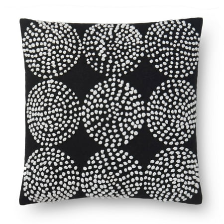 Loloi Rugs P0641 White Concentric Circles Throw Pillow Textured circles and contrasting hues give the Loloi Rugs P0641 White Concentric Circles Throw Pillow a contemporary flair that looks great in any room. You can enjoy tailored comfort  thanks to the selection of available fills to choose from. Loloi Rugs With a forward-thinking design philosophy  innovative textures  and fresh colors  Loloi Rugs sets the standards for the newest industry trends. Founded in 2004 by Amir Loloi  Loloi Rugs has established itself as an industry pioneer and is committed to designing and hand-crafting the world s most original rugs. Since the company s founding  Loloi has brought its vision to an array of home accents  including pillows and throws. Loloi is proud to have earned the trust and respect of dealers and industry leaders worldwide  winning more awards in the last decade than any other rug company.