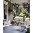 thumbnail image 4 of nqOlkjepod Outdoor Curtains for Patio Waterproof, Palm Forest Outdoor Privacy Panels Grommet, Country Summer Tropical Plants Forest Blackout Outside Curtains for Porch/Cabana 54"x84", 1 Panel, 4 of 8